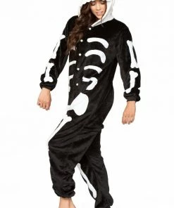 Be Wicked SLEEPWEAR SKELETON Adult Onesie