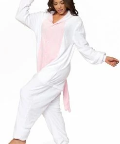 Be Wicked PINK UNICORN Adult Onesie SLEEPWEAR
