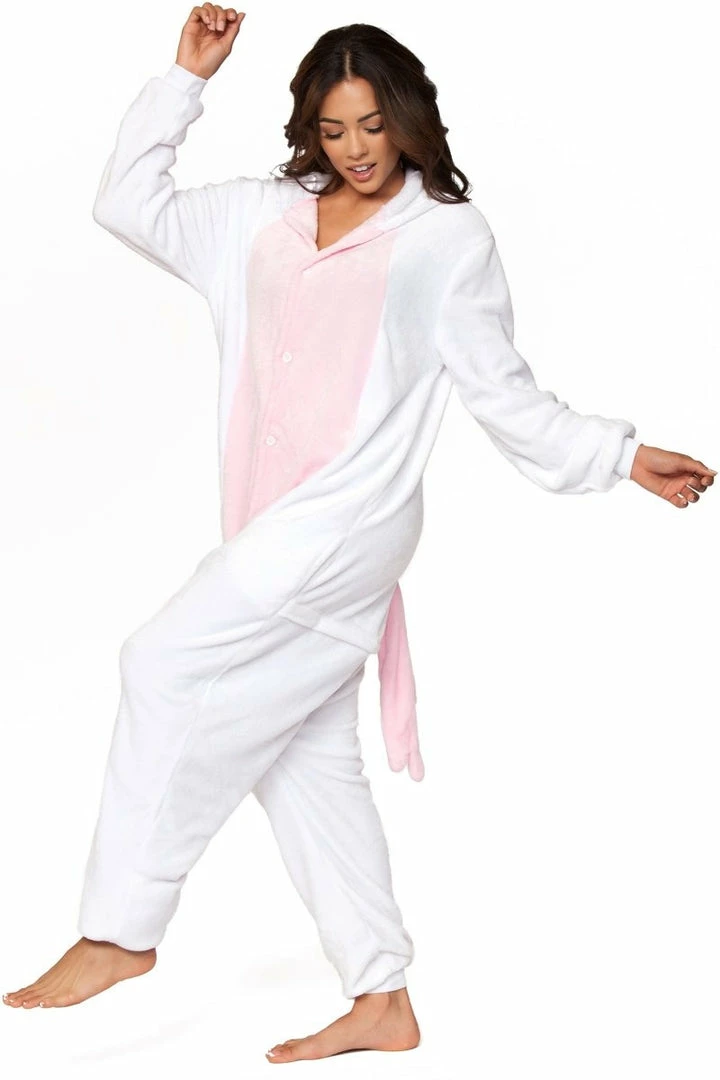 Be Wicked PINK UNICORN Adult Onesie SLEEPWEAR 4 Be Wicked PINK UNICORN Adult Onesie SLEEPWEAR