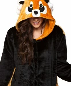 Be Wicked SLEEPWEAR FOX Adult Onesie