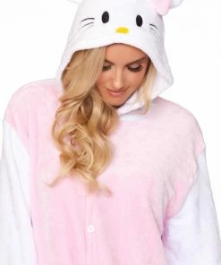 Be Wicked KITTY CAT Adult Onesie SLEEPWEAR
