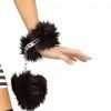 Roma Costume Costume Accessories Fur Trimmed Handcuffs