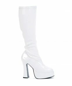 Ellie Shoes 5 Heel Stretch Knee Boots. W/Inner Zipper