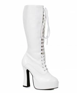 Ellie Shoes 5 Heel Knee Boots With Zipper