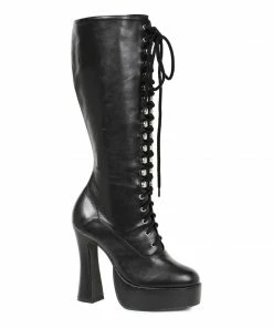 Ellie Shoes 5 Heel Knee Boots With Zipper