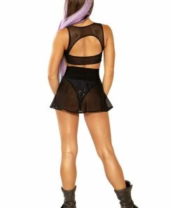 JValentine Mesh Skater Skirt