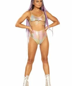 JValentine Snake Skin High-Cut High-Waist Short CLOTHING