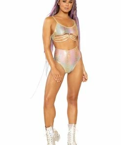 JValentine Snake Skin High-Cut High-Waist Short CLOTHING