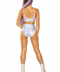 JValentine Snake Skin High-Cut High-Waist Short CLOTHING