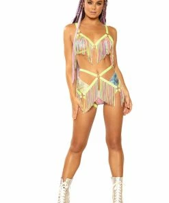 JValentine Rainbow Splash Tiny Short CLOTHING