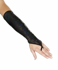 Roma Costume Pair Of Fingerless Elbow Length Mermaid Gloves ACCESORIES