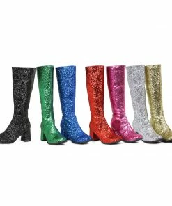 Ellie Shoes Glitter Gogo Boots