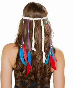Roma Costume White Indian Headband