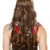 Roma Costume Brown Indian Headband Hair 1 Roma Costume Brown Indian Headband Hair