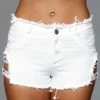 Be Wicked CLOTHING Buckled Down Denim Shorts White