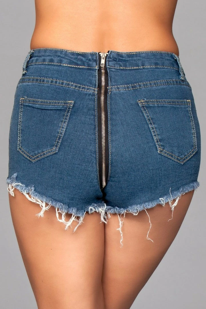 Be Wicked CLOTHING Zip Me Up Denim Shorts 5 Be Wicked CLOTHING Zip Me Up Denim Shorts