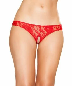 Roma Costume Cutout Lace Shorts Plus Size Lingerie
