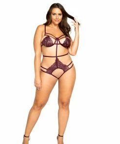 Roma Costume Strappy Crotchless Teddy With Underwire Support 8 Roma Costume Strappy Crotchless Teddy With Underwire Support