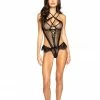 Roma Costume Lace-Up Polka Dot Teddy With Strappy Details LINGERIE 2 Roma Costume Lace-Up Polka Dot Teddy With Strappy Details LINGERIE