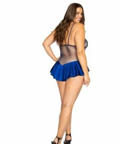 Roma Costume LINGERIE Heart Cutout Teddy With Applique Detail 15 Roma Costume LINGERIE Heart Cutout Teddy With Applique Detail