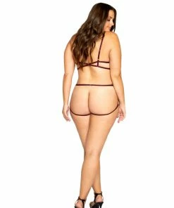 Roma Costume Glittered Multiple Cutout Crotchless Teddy 17 Roma Costume Glittered Multiple Cutout Crotchless Teddy
