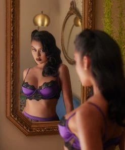 Roma Costume LINGERIE Embroidered Lace & Satin Bralette Garter Set 25 Roma Costume LINGERIE Embroidered Lace & Satin Bralette Garter Set