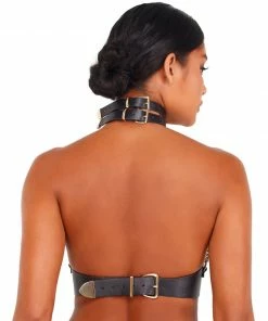 Roma Costume Leatherette & Chain Holster