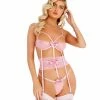 Roma Costume Cutesy Bow Underwired Teddy LINGERIE