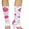 Roma Costume ACCESORIES Pink Argyle Leg Warmers 2 Roma Costume ACCESORIES Pink Argyle Leg Warmers