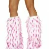 Roma Costume Spike Fur Leg Warmer Rave Leg Warmers & Wraps