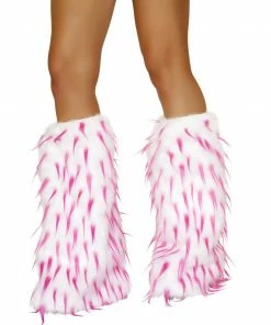 Roma Costume Spike Fur Leg Warmer Rave Leg Warmers & Wraps