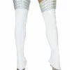 Roma Costume White Space Girl Leggings Costume Accessories