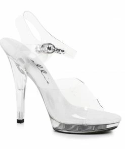 Ellie Shoes 5 Heel Clear Sandal