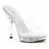 Ellie Shoes 5 Heel Clear Mule 1 Ellie Shoes 5 Heel Clear Mule