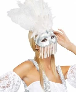 Roma Costume Beaded Masquerade Mask Costume Accessories