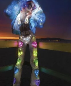 JValentine Light-Up Cosmic Sequin Top