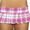Roma Costume Argyle Pleaded Plaid Skirt