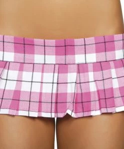 Roma Costume Argyle Pleaded Plaid Skirt