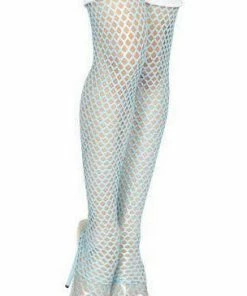 Roma Costume Hosiery Light Blue Stockings