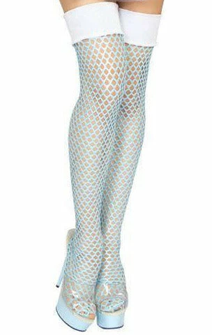 Roma Costume Hosiery Light Blue Stockings 3 Roma Costume Hosiery Light Blue Stockings