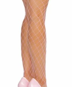Roma Costume Thigh High Open Fishnet Stocking