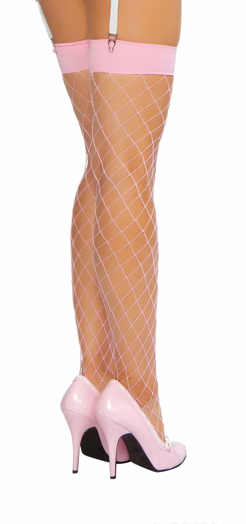 Roma Costume Thigh High Open Fishnet Stocking 4 Roma Costume Thigh High Open Fishnet Stocking