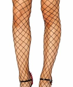 Roma Costume Thigh High Open Fishnet Stocking