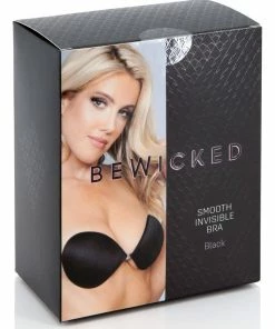 Be Wicked Black Smooth Invisible Bra