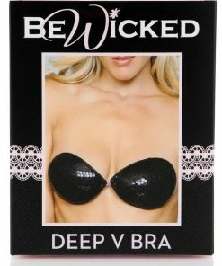 Be Wicked Black Sequin Adhesive Bra LINGERIE 10 Be Wicked Black Sequin Adhesive Bra LINGERIE