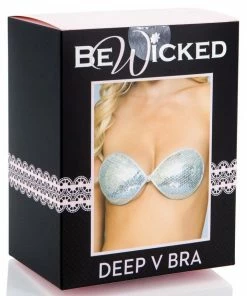 Be Wicked Silver Sequin Adhesive Bra LINGERIE