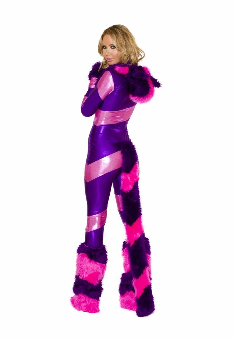 JValentine Cheshire Diagonal Furry Legwarmers 4 JValentine Cheshire Diagonal Furry Legwarmers