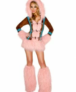 JValentine Pink Mohair Legwarmers