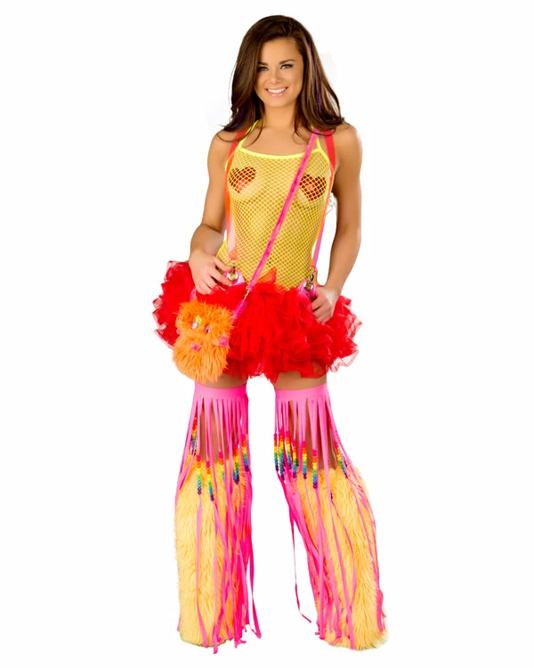 JValentine Rave Bottoms Suspender Red Tutu 3 JValentine Rave Bottoms Suspender Red Tutu