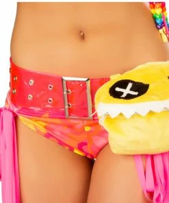 JValentine Clear Hot Pink Belt ACCESORIES